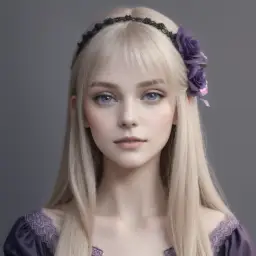 Portrait of Elena Winters, AI character on MateAura