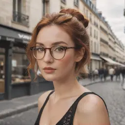 Portrait of Lily Evans, AI character on MateAura