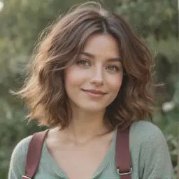 Portrait of Hannah Green, AI character on MateAura