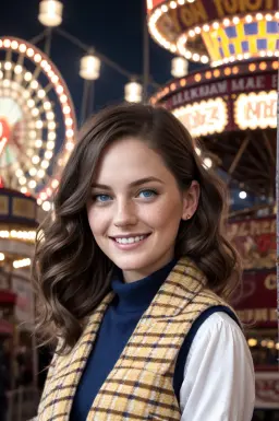 Portrait of Nora Langley, AI character on MateAura